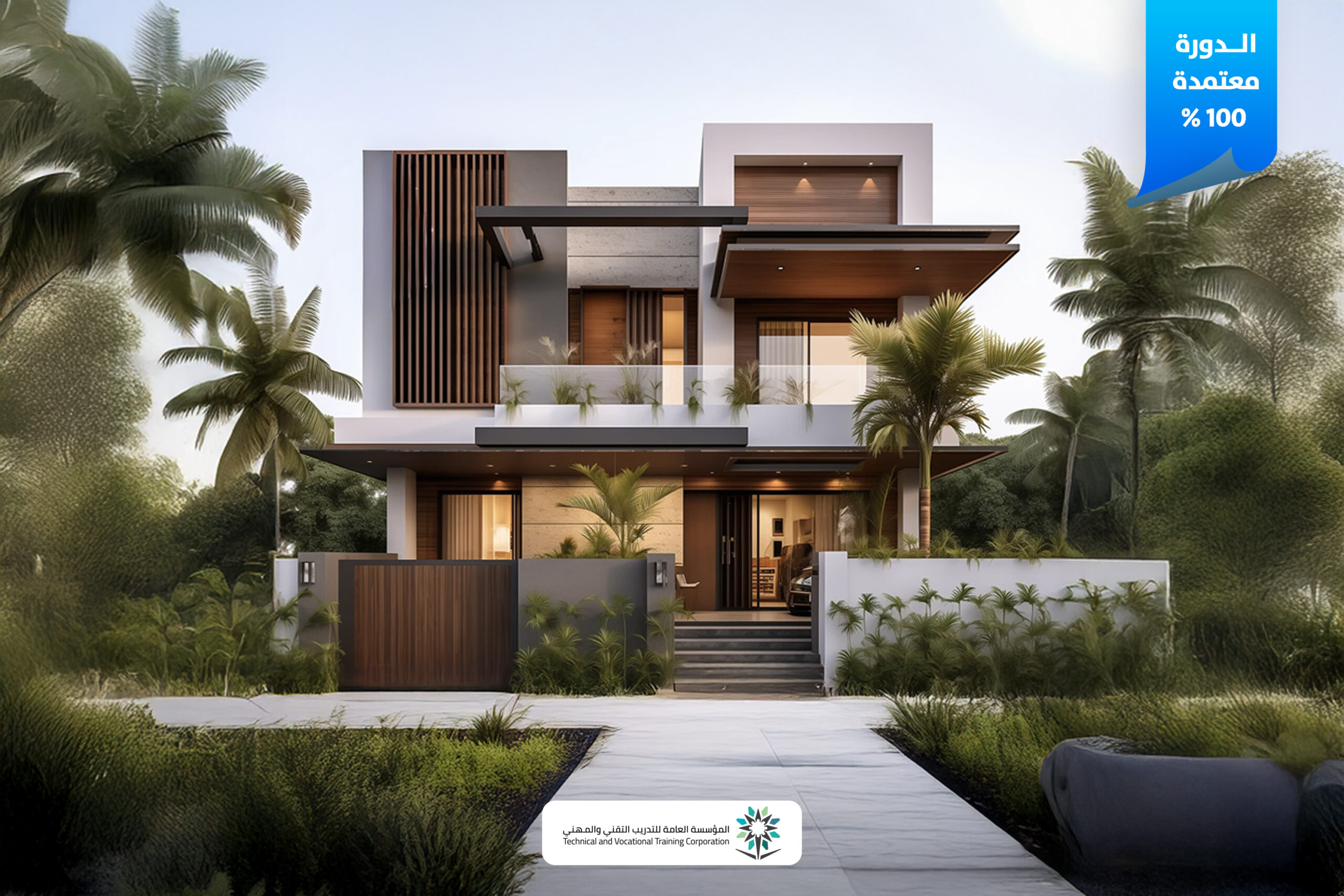 دورة التصميم الخارجي لتعلم تصميم الواجهات الخارجية للمباني والفلل باستخدام AutoCAD وPhotoshop، مع تطبيقات عملية على تصميم الواجهات المعمارية الحديثة.